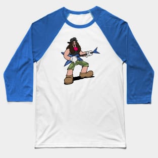 Dimey Darrell in 1930s rubberhose cartoon cuphead style Baseball T-Shirt